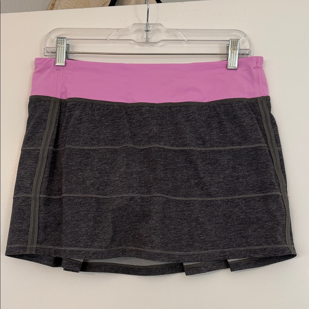 Lululemon Athletica Pink and Gray Skort